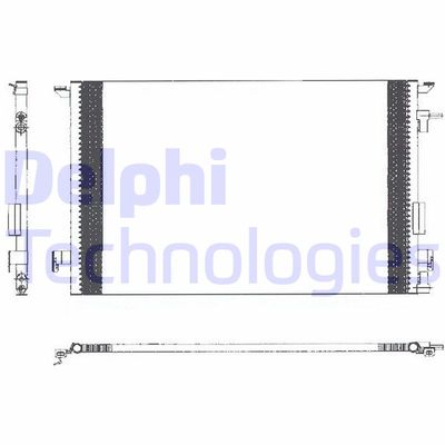 DELPHI TSP0225463 Радиатор кондиционера  для FIAT CROMA (Фиат Крома)