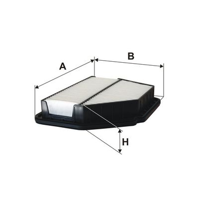 Luchtfilter (Patroon) past: CHEVROLET CAPTIVA  HUMMER HUMMER H3  OPEL ANTARA A 2.0D-5.3 06.06-