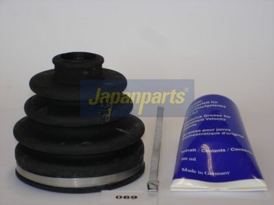 JAPANPARTS Gofruotoji membrana, kardaninis velenas