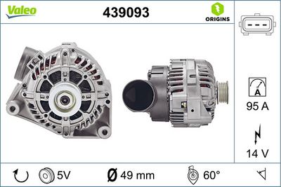 генератор VALEO 439093