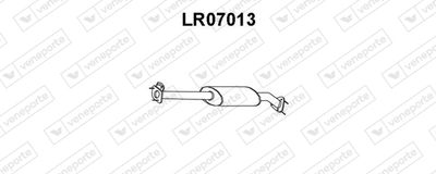 VENEPORTE LR07013 Глушитель выхлопных газов  для LAND ROVER DEFENDER Station Wagon (L316) 2.5 Td5 4x4 (L316)