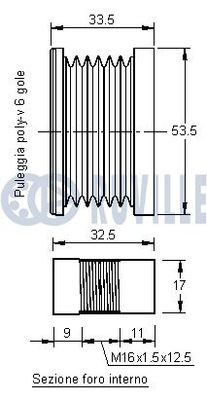 SISTEM ROATA LIBERA GENERATOR RUVILLE 541689 1