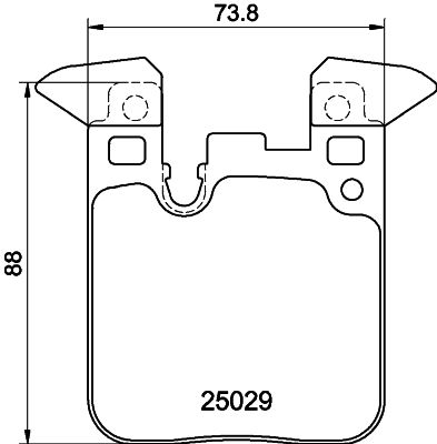Комплект тормозных колодок, дисковый тормоз 8DB 355 021-341
