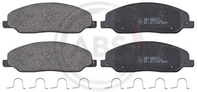 Zestaw klocków hamulcowych, hamulce tarczowe A.B.S. 37662