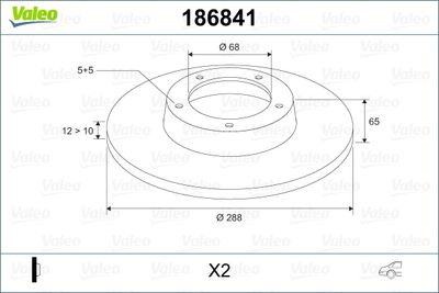 Brake Disc 186841