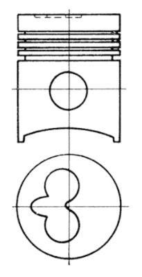 Zuiger - 91007600 - KOLBENSCHMIDT