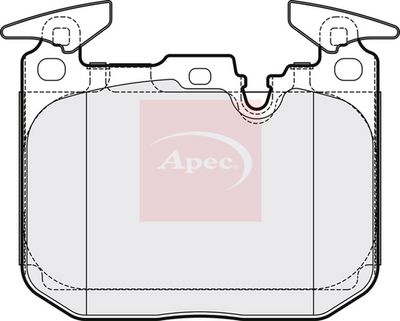 APEC Brake Pad Set, disc brake PAD2170