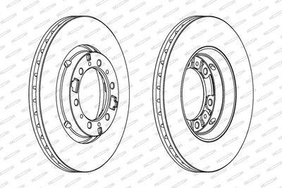 BREMSSCHEIBE FERODO DDF1892 1