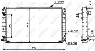 RADIATOR RACIRE MOTOR NRF 51587 4
