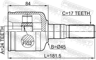 Joint Kit, drive shaft 3011-001