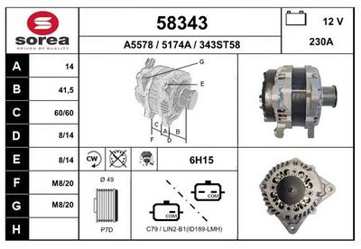 GENERATOR EAI 58343