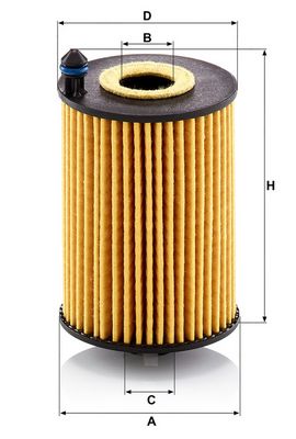 ÖLFILTER MANN-FILTER HU7046Z 1