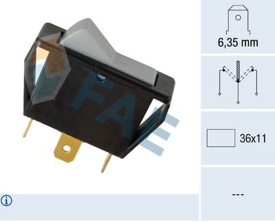 COMUTATOR VENTILATOR INCALZIRE/VENTILATIE FAE 62910 1
