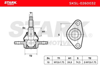 Шарнири STARK SKSL-0260032