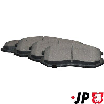 комплект спирачно феродо, дискови спирачки JP GROUP