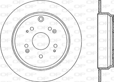 OPEN PARTS BDR2343.10 Тормозные диски  для ACURA  (Акура Рдx)