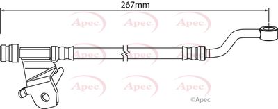 Brake Hose APEC HOS4202