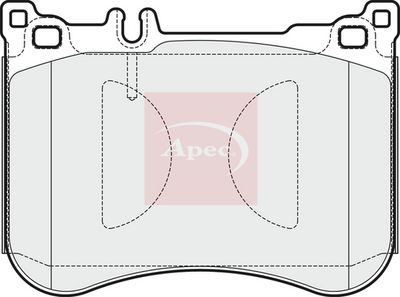 APEC Brake Pad Set, disc brake PAD1927
