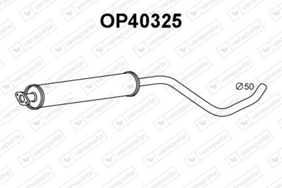 VENEPORTE OP40325 Глушитель выхлопных газов  для OPEL ZAFIRA TOURER C (P12) 1.8 (75)