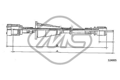 Linka tachografu METALCAUCHO 82974