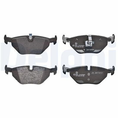 BREMSBELAGSATZ SCHEIBENBREMSE DELPHI LP1423 1