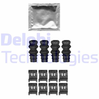 Комплектующие, колодки дискового тормоза DELPHI LX0631 для OPEL GRANDLAND