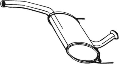 Tłumik środkowy KLOKKERHOLM 200-221