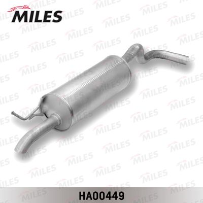Глушитель выхлопных газов конечный MILES HA00449