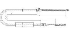 CABLU FRANA DE PARCARE