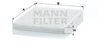 Фильтр, воздух во внутренном пространстве MANN-FILTER CU 2436 для FORD B-MAX