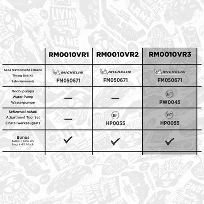 SET POMPA APA + CUREA DINTATA