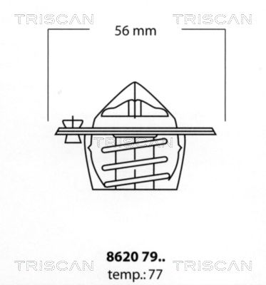 TRISCAN 8620 7977 Термостат  для SUBARU TRIBECA (Субару Трибека)