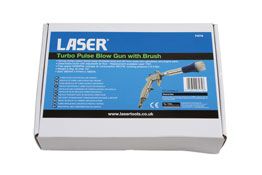 Laser Tools Turbo Pulse Blow Gun with Brush