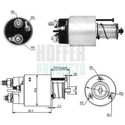 SOLENOID ELECTROMOTOR