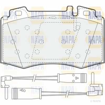 Brake Pad Set NAPA NBP1092