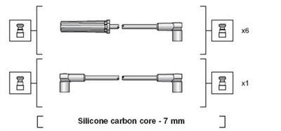 Tändkabelsats MAGNETI MARELLI 941318111136