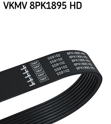 SKF V formos rumbuoti diržai