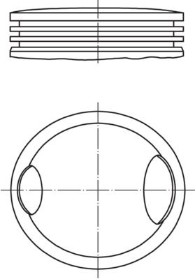 Zuiger - 0332200 - MAHLE