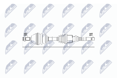 Wał napędowy NTY NPW-CT-019