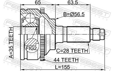 Joint Kit, drive shaft 0510-MPVLW3A44