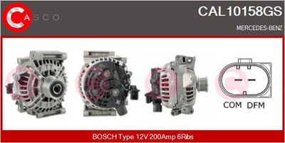 CASCO Dynamo / Alternator Genuine (CAL10158GS)