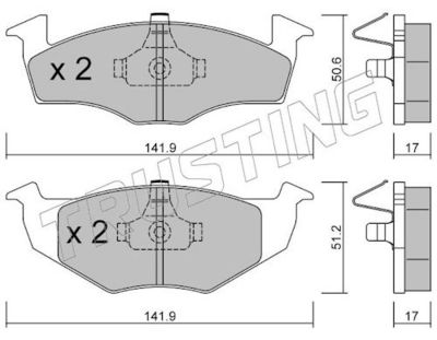 SET PLACUTE FRANA FRANA DISC TRUSTING 2150