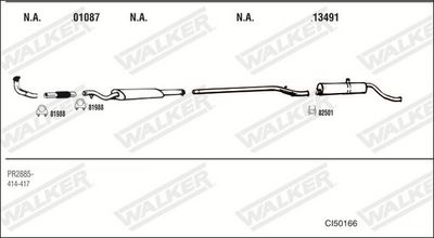 Изпускателна система WALKER CI50166