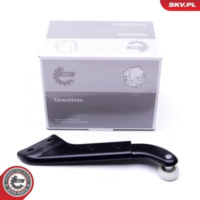 Ritinėlio kreiptuvas, atstumiamos durys