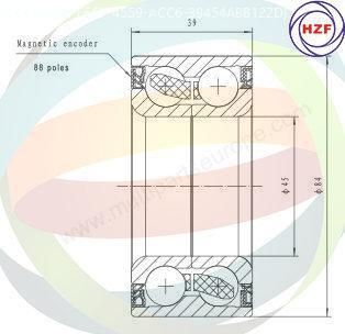 Комплект подшипника ступицы колеса Multiparts 70-350094 для SUZUKI SWIFT