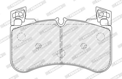 BREMSBELAGSATZ SCHEIBENBREMSE FERODO FDB5220 1