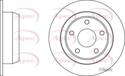 Brake Disc APEC DSK2180
