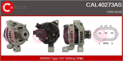 Генератор CASCO CAL40273AS для VOLVO C70