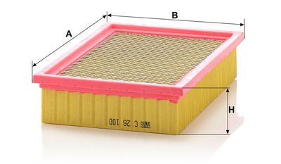 LUFTFILTER MANN-FILTER C26100 1