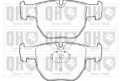 QUINTON HAZELL BP1410 Тормозные колодки и сигнализаторы  для LAND ROVER RANGE ROVER III (L322) 4.4 4x4